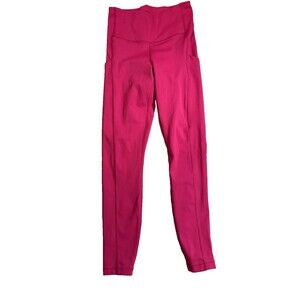 Athleta Ultimate Stash Pocket 7/8 Tight, Cyclamen SIZE XXS